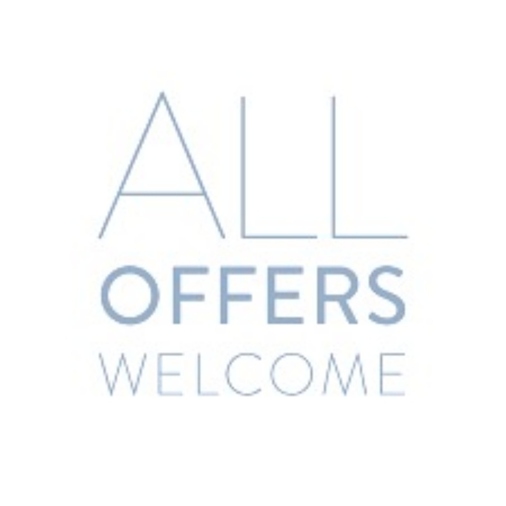 We take offers!
